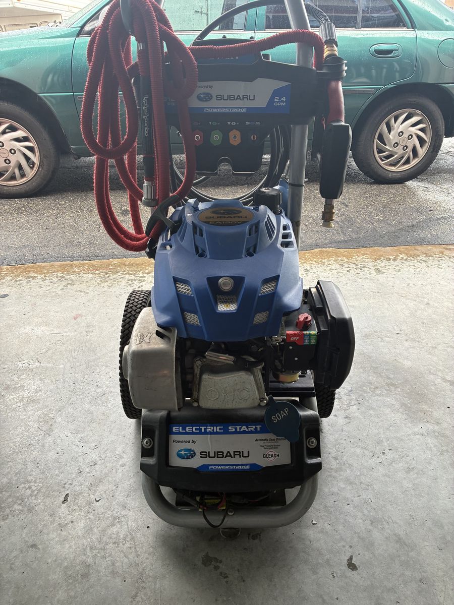 PowerStroke Subaru 3100 PSI 2.4 GPM Electric Start Pressure Washer