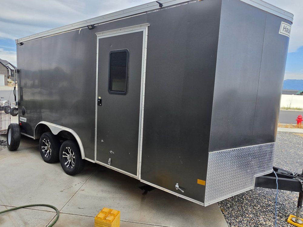 2021 Haulmark 8.5x16 built out enclosed