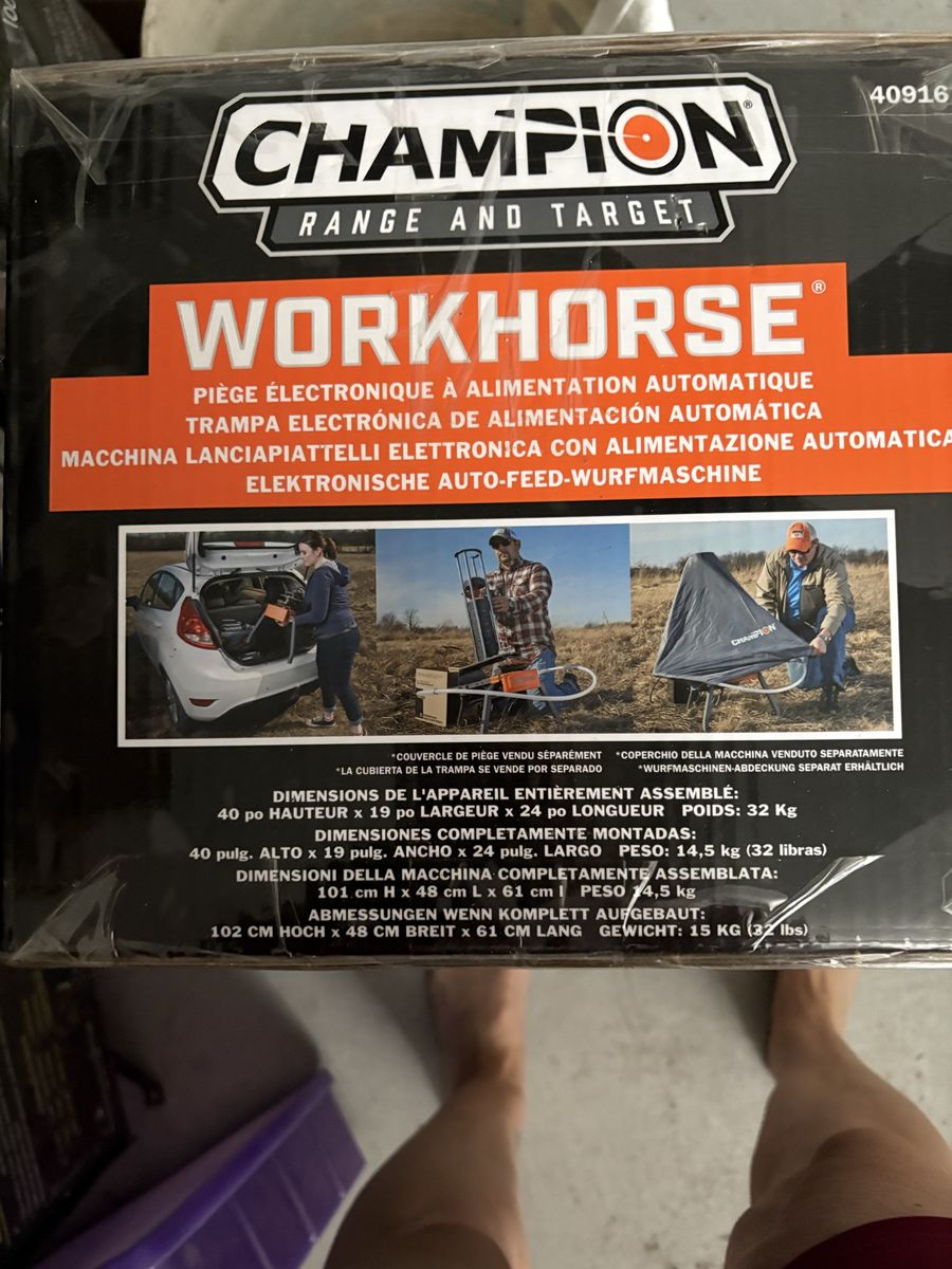 Champion Workhorse electronic auto feed trap