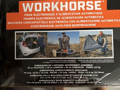 Champion Workhorse electronic auto feed trap