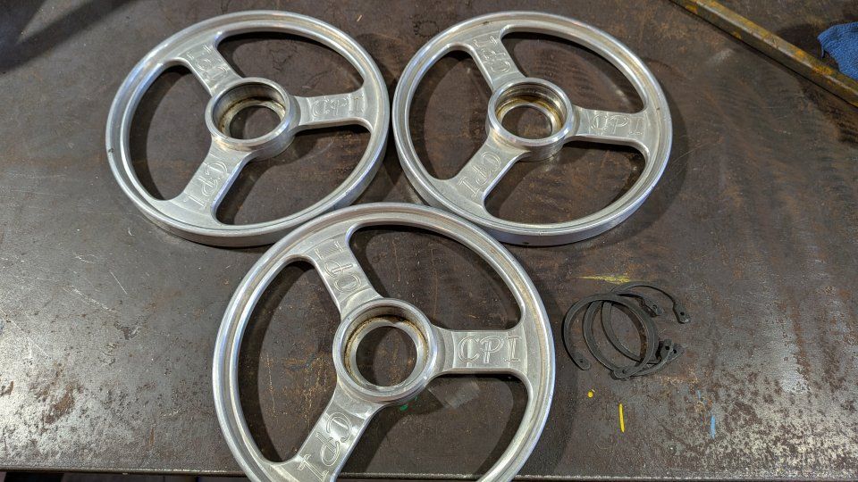 CPI 8" billet wheels