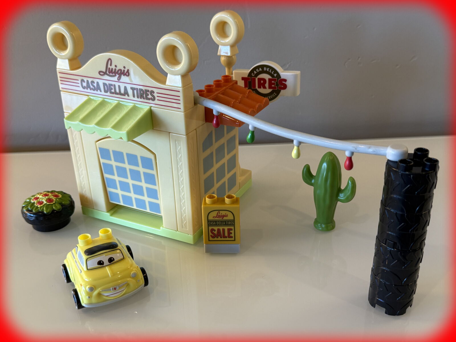 Mega Blocks - Luigi's Garage (Set# 7786) - Like New, No Longer in Production