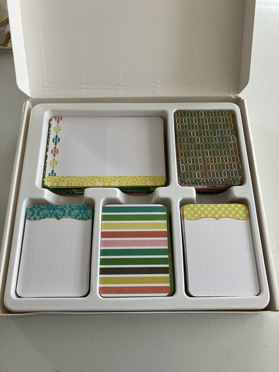 Scrapbooking supplies