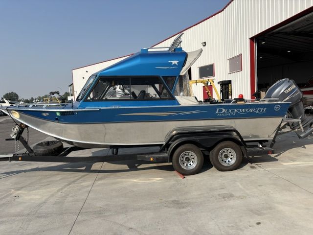 22 Foot Duckworth Deep V magnum Hard top OB fishing boat