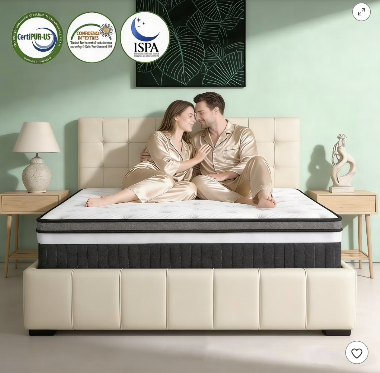 New! King 14" Hybrid Mattress