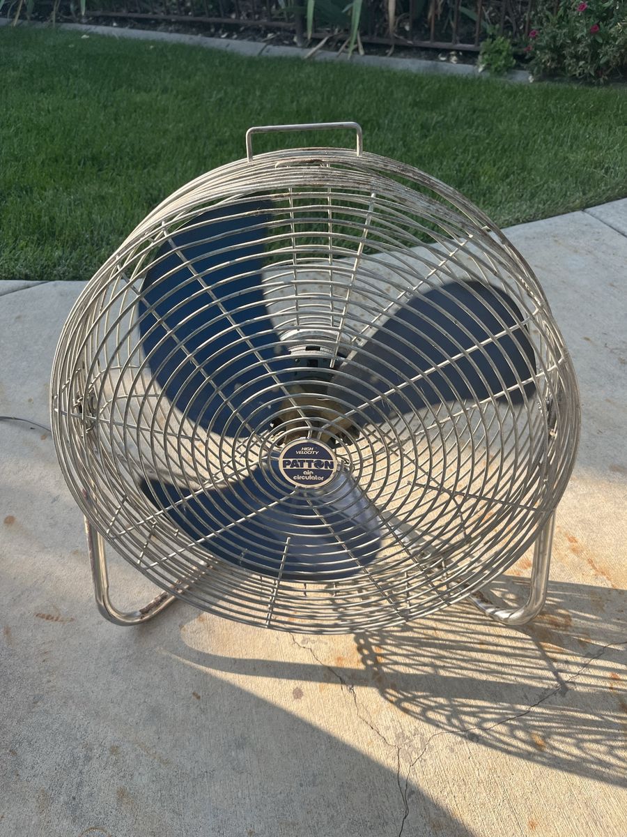 Metal vintage Patton high velocity fan