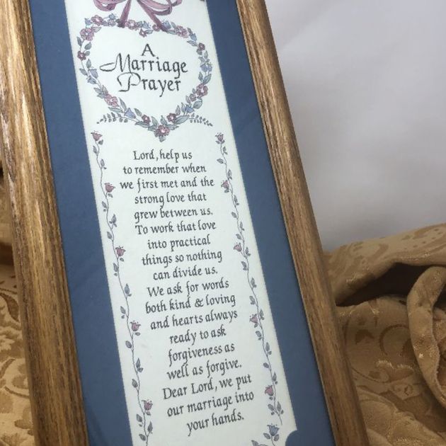 Framed Print A Marriage Prayer