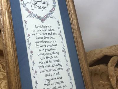 Framed Print A Marriage Prayer