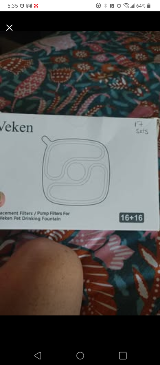Veken Filters for Cat Waterer