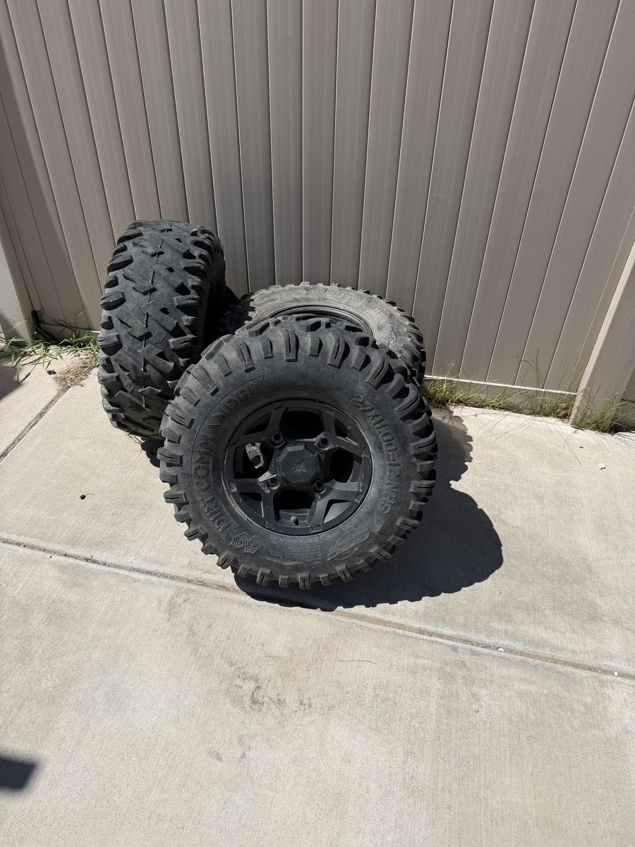 Pull offs from Polaris 900 rzr 27x11.00-12
