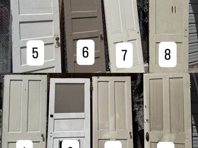 Antique Vintage Wooden Old Doors $75-$125 (measurements in description)