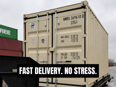 20' Shipping Container – Business Expansion Storage – Delivery Available