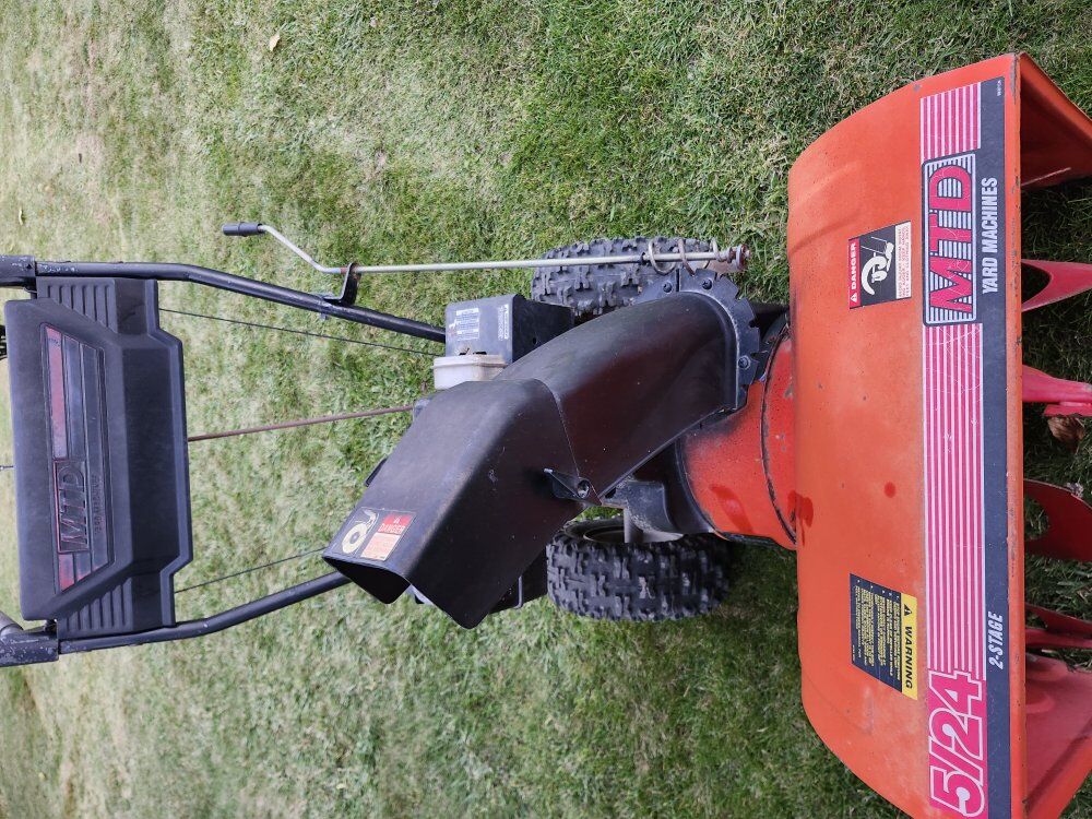M t d snowblower