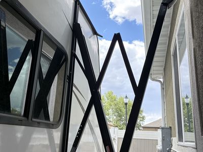 Carefree Compass RV Awning Arm with Motor - Black, New in Box