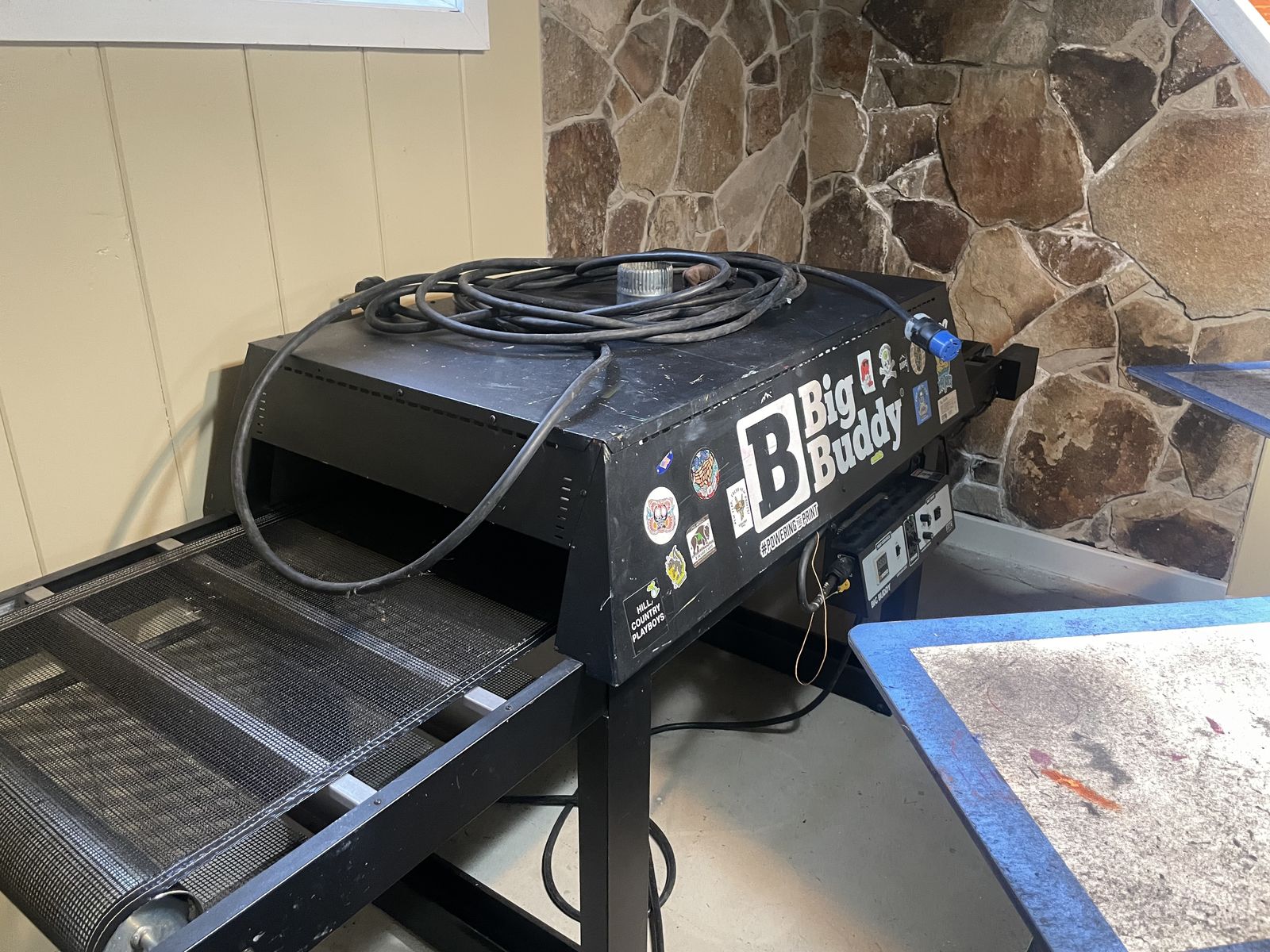 Screen printing dryer