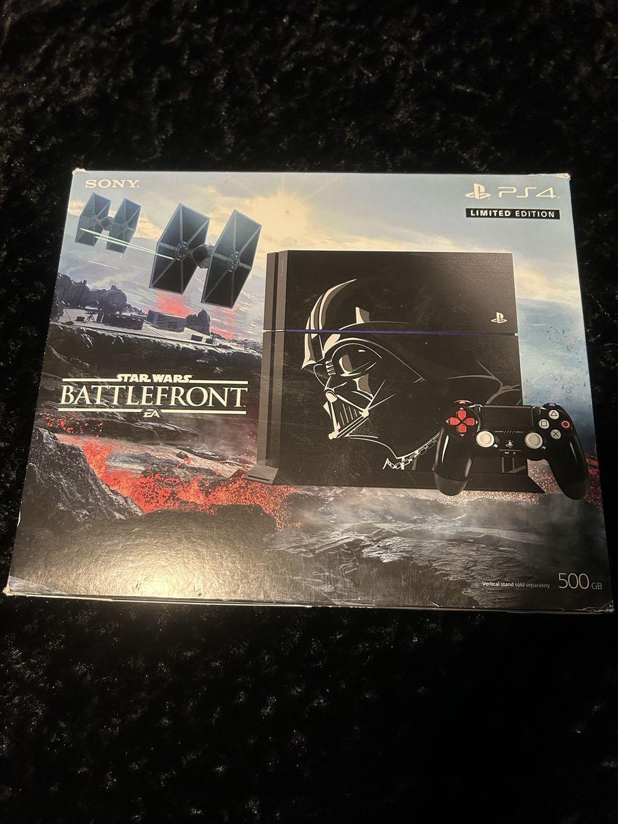 Playstation 4 Star Wars Battlefront Darth Vader Limited Edition Console NO GAME ps4