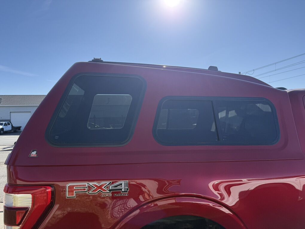 2021 Ford F-150 Leer High Rise Truck Shell Red