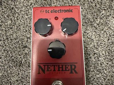 TC Electronic Nether Octaver Guitar Effects Pedal with Box