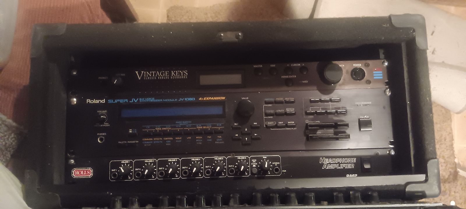 Writing Vintage Rack-Mount Synthesizer / Music Equipment Setup – $899 OBO