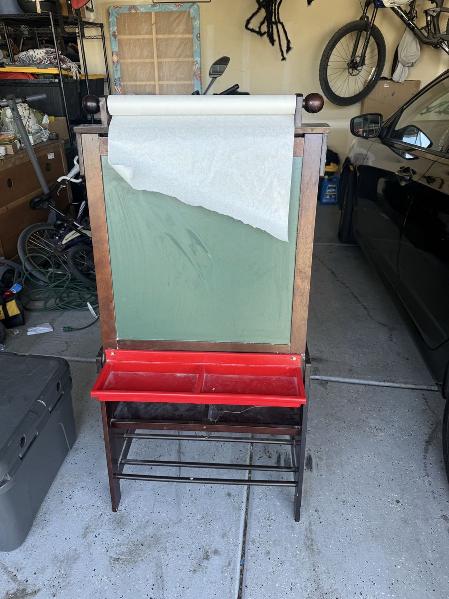 Kids chalkboard/whiteboard combo