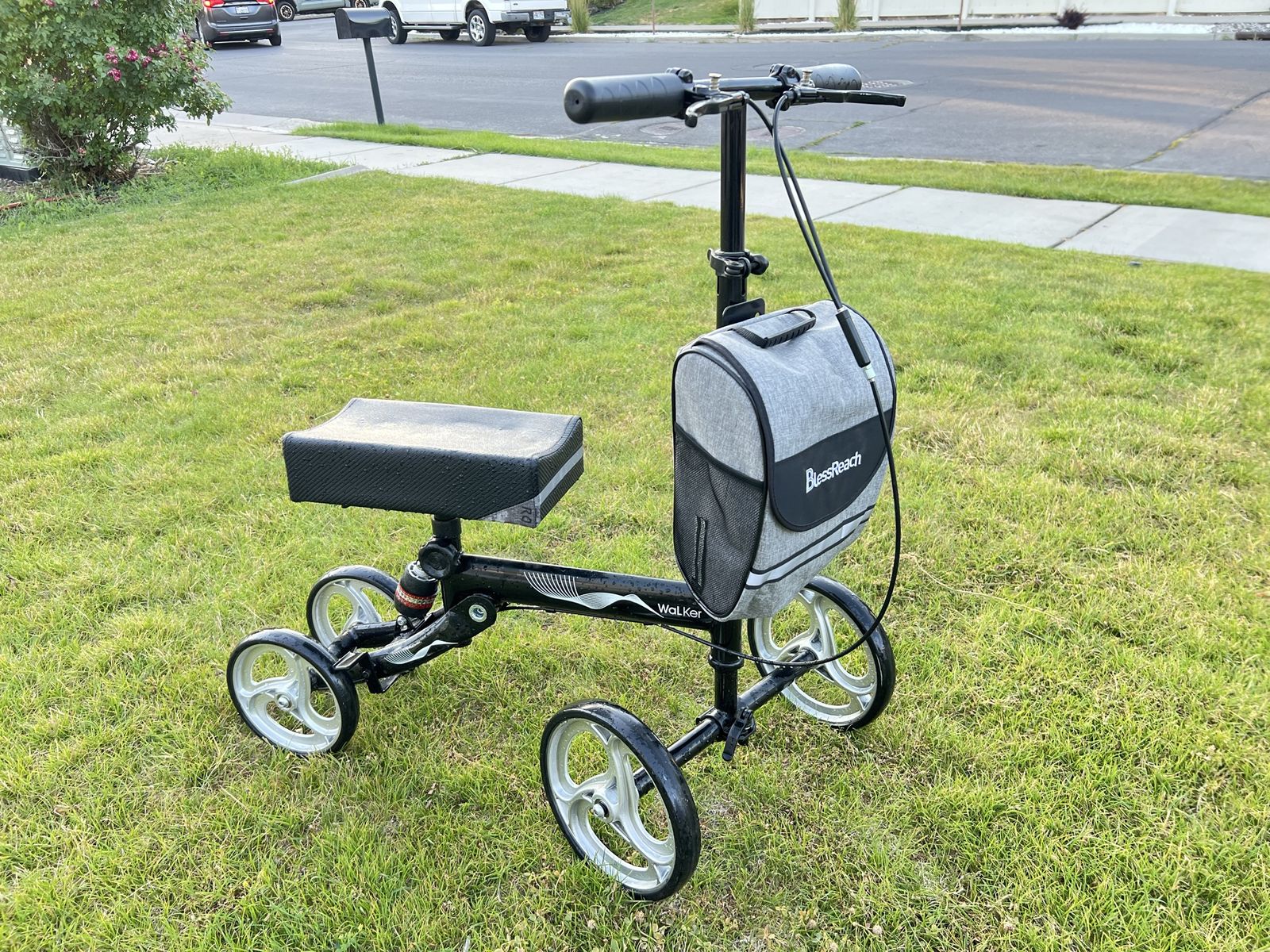 BlessReach Walker Knee Scooter w/ Storage Bag - Mobility Aid