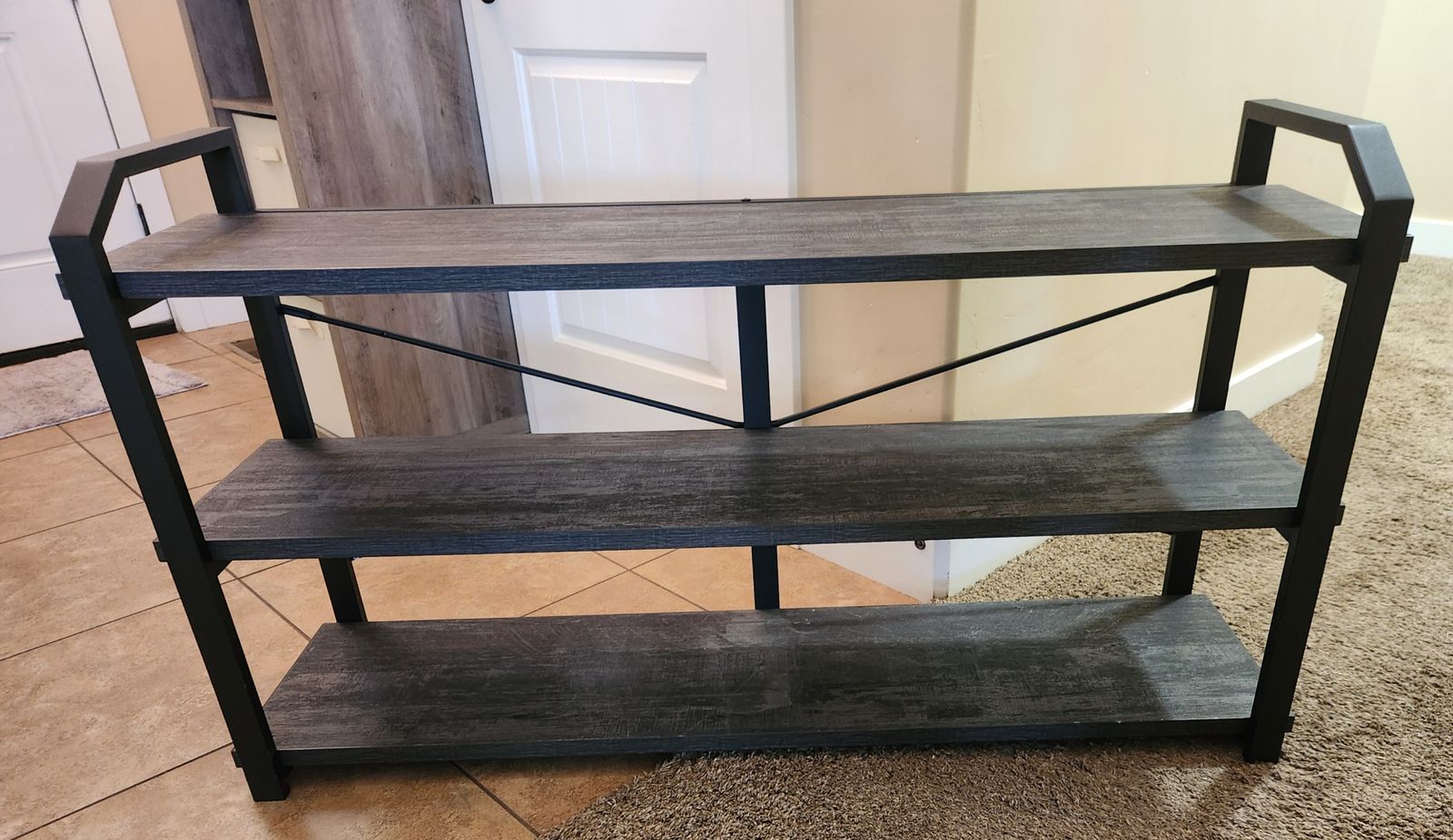 Industrial three tier TV console