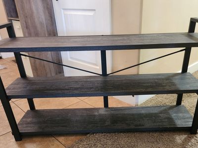 Industrial three tier TV console