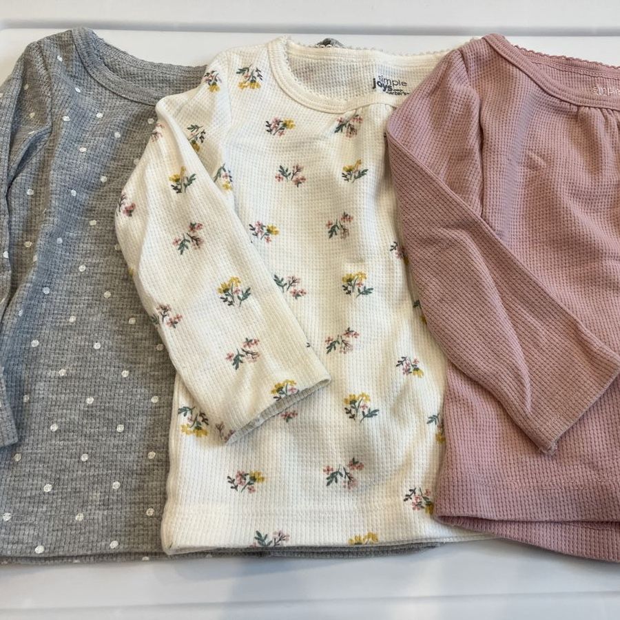 Baby girl shirt bundle (12 months)