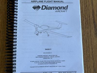 Diamond Aircraft DA20-C1 Airplane Flight Manual - REV 28 (Feb 2013)