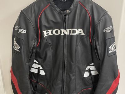Leather Honda motorcycle jacket