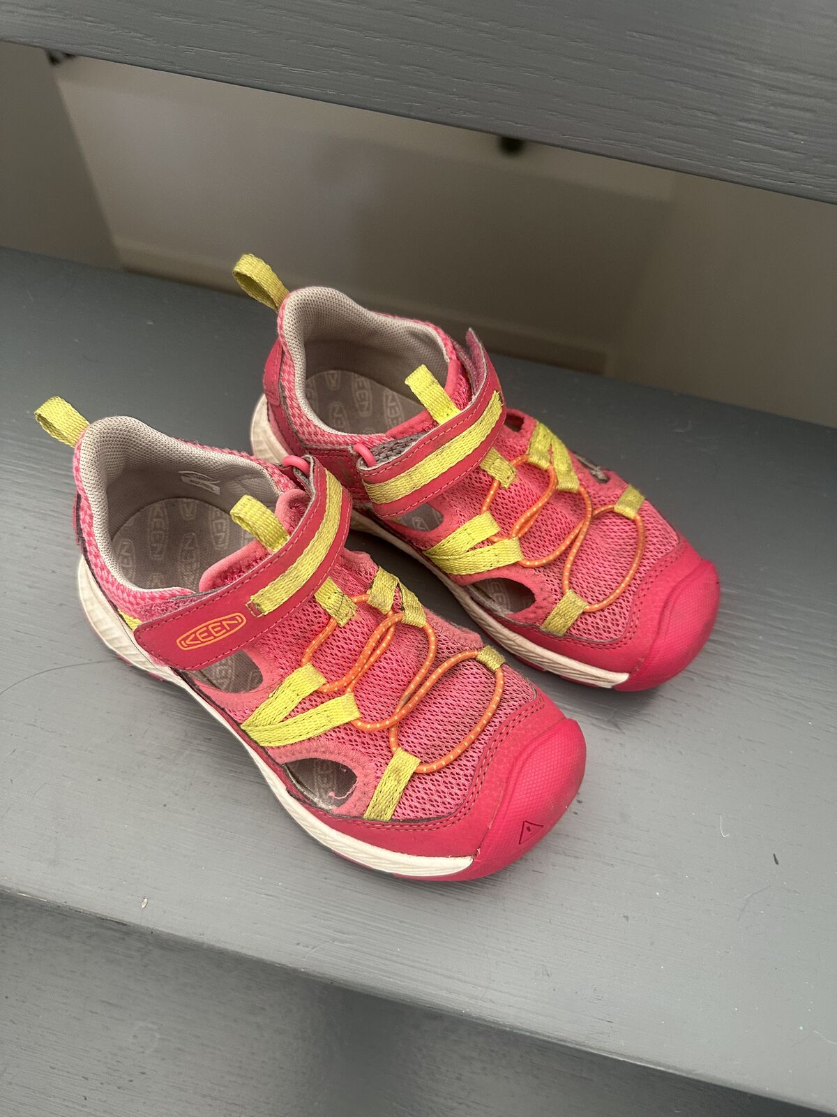 Keen summer hiking, running shoes. Kids Size 12 lightly used