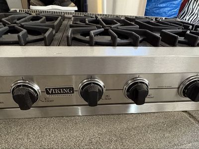 Viking Professional Stainless Steel 6-Burner Gas Rangetop Cooktop