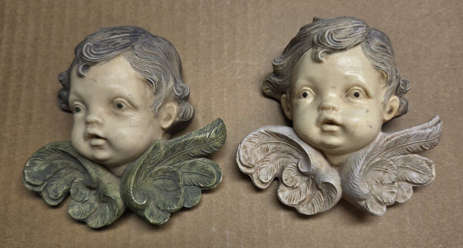 Vintage Angel's Wall Sculptures
