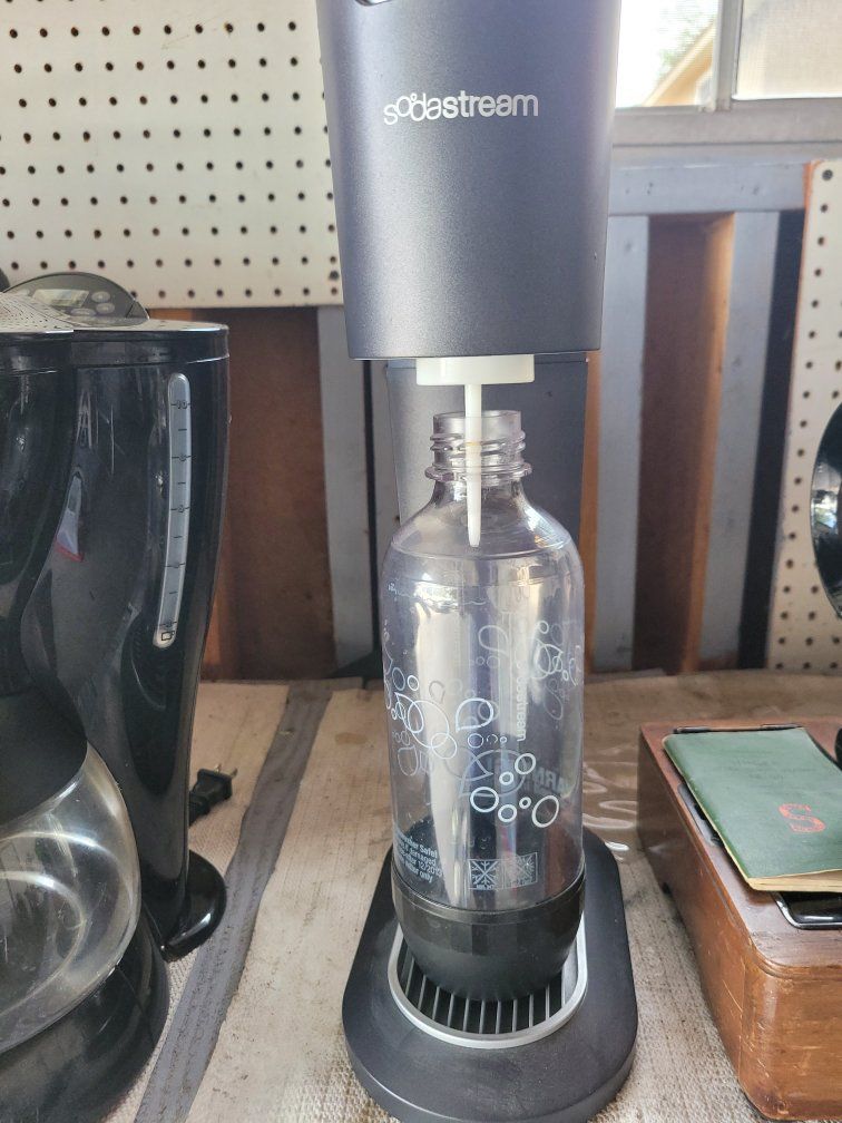 SodaStream Sparkling Water Maker with Bottle - Black