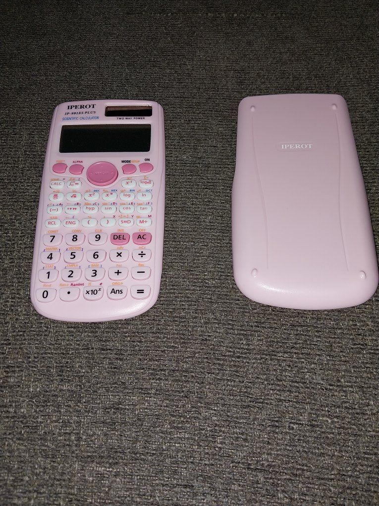 IPEROT IP-991ES PLUS Pink Scientific Calculator with Two-Way Power