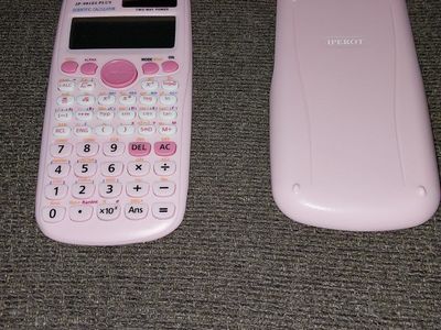 IPEROT IP-991ES PLUS Pink Scientific Calculator with Two-Way Power