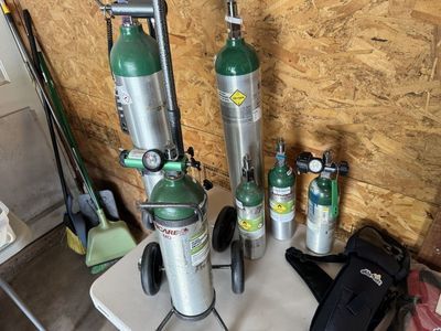 Oxygen Tanks and Carriers