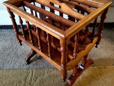 Vintage Carl Forslund Quaint American Cherry Spindle Judy Canterbury Magazine Rk