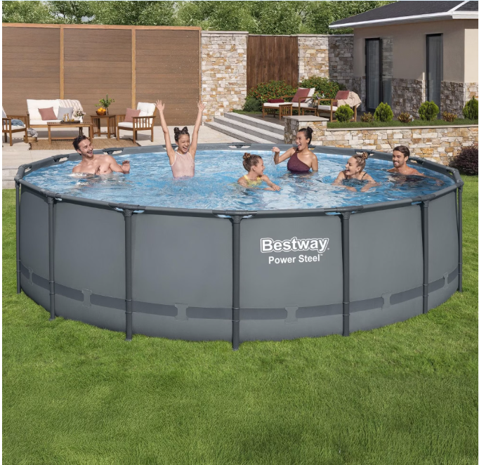NIB Bestway Power Steel 16' x 48" Above Ground Pool Set