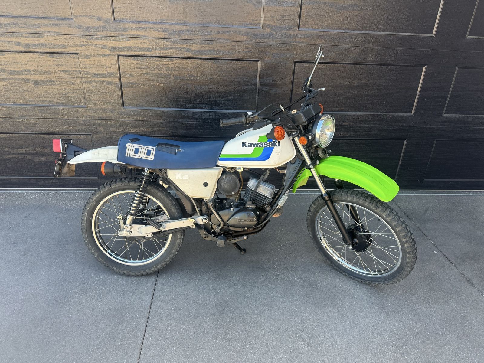 Kawasaki KE100 Enduro Motorcycle - Classic 2-Stroke Dual Sport