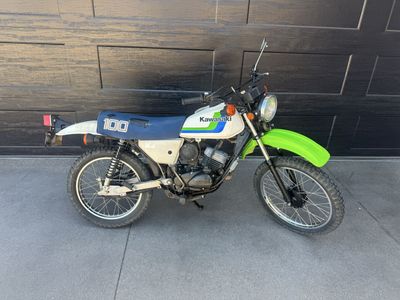 Kawasaki KE100 Enduro Motorcycle - Classic 2-Stroke Dual Sport