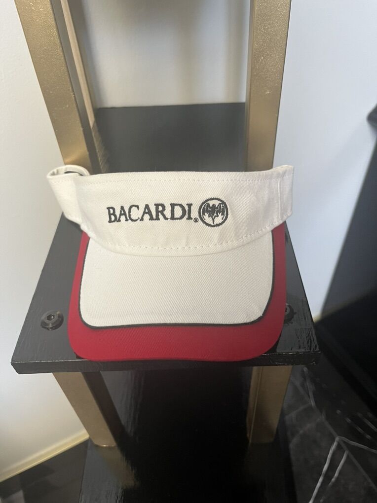 Brand New Bacardi Visor With Logo
