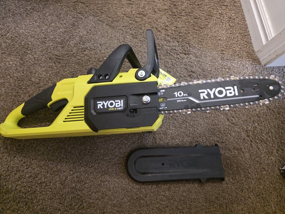 New RYOBI ONE+ HP 18V Brushless 10 Inch Battery Chainsaw (Bare Tool Only)