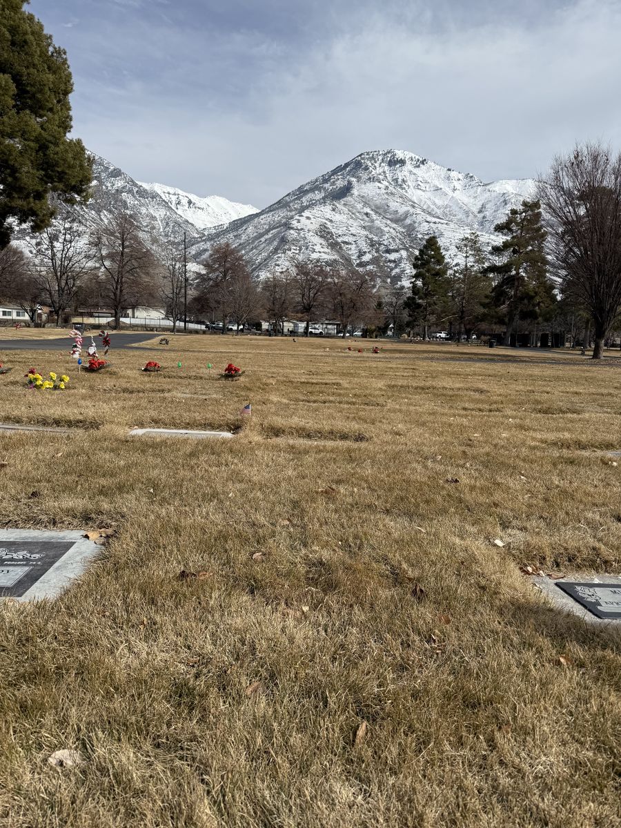 Provo, Utah City Cemetery Plot