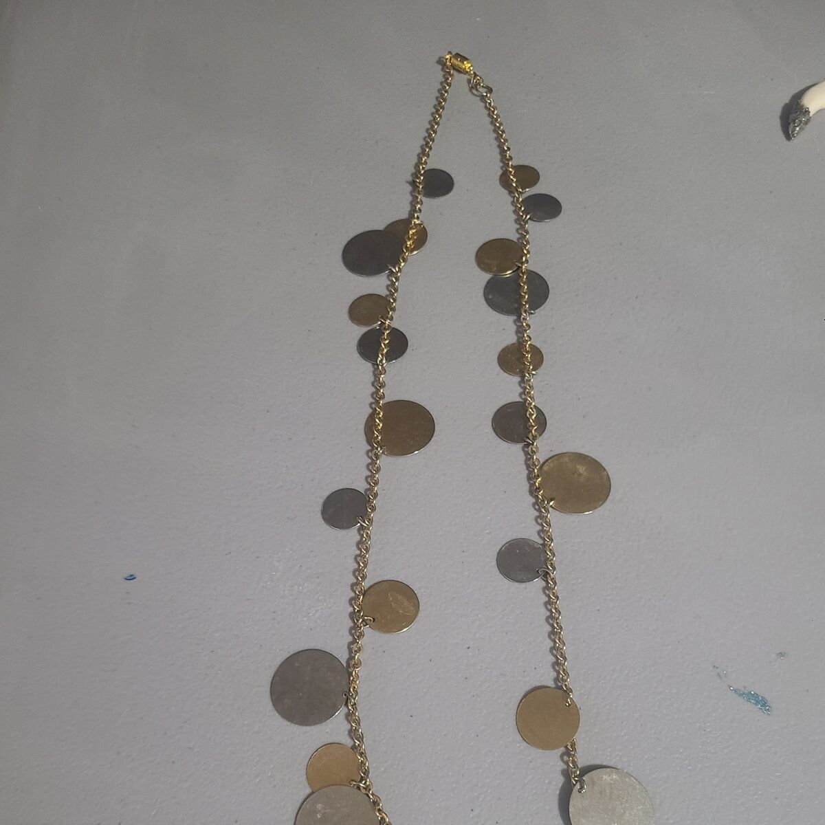 #6 Silver & Gold Plated Color  Necklace