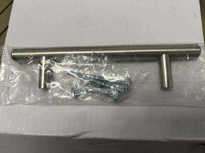 @+ Kitchen Cabinet Pulls Handles Brushed Nickel 6 inch, 3-3/4 inch Hole Center