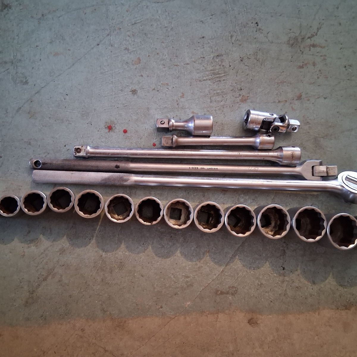 Wright made by Proto ratchet and socket set