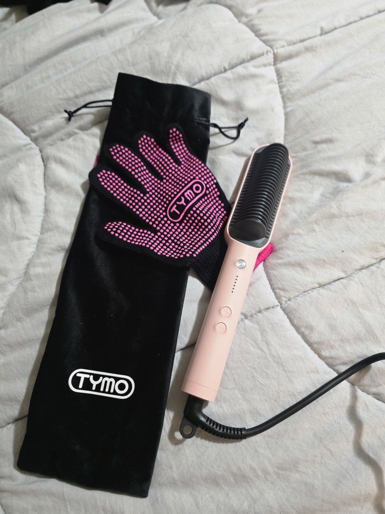 TYMO Ring Hair Straightener Comb – Tame the Mane in Half the Time!