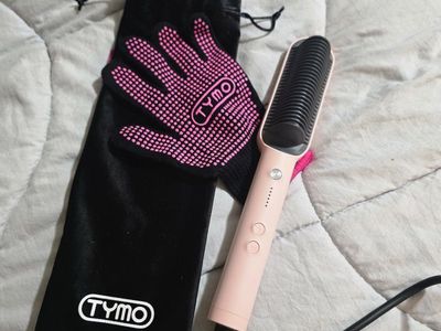 TYMO Ring Hair Straightener Comb – Tame the Mane in Half the Time!