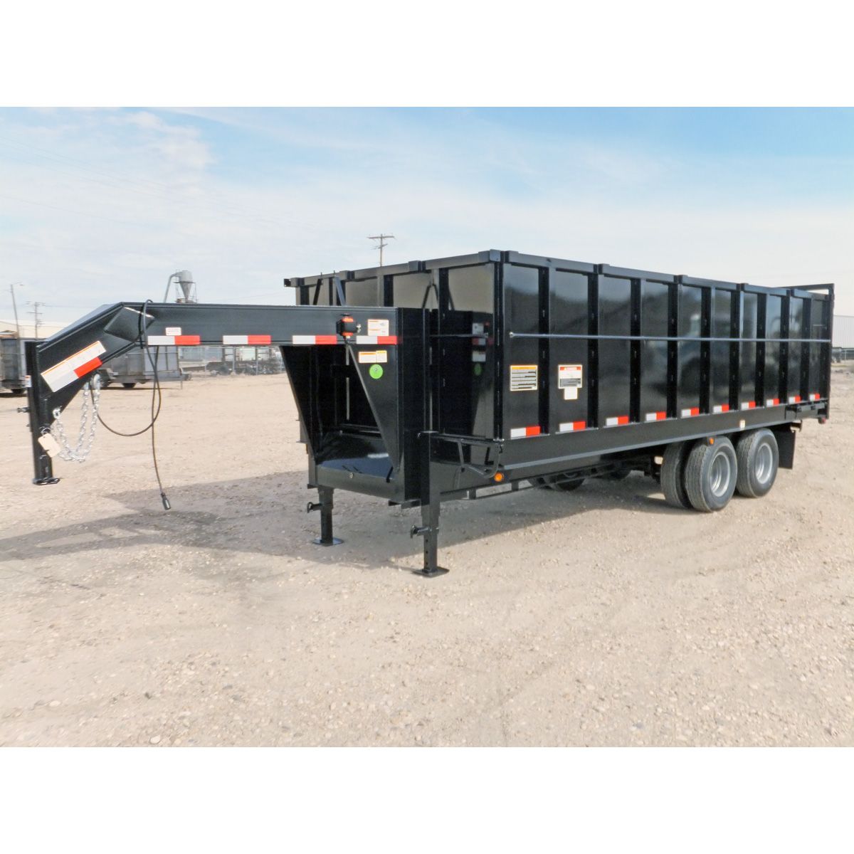 7'x14" Gooseneck Dump Trailer Contractor Package from Snake River